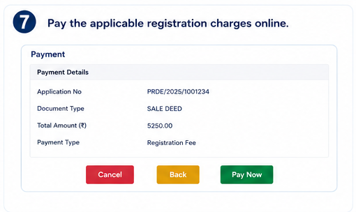 Property Registration Step 7