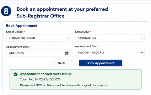 Property Registration Step 8